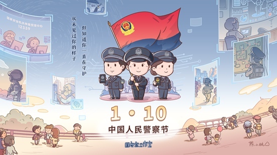 警察1月10日是中国人民警察节点击下方海报或扫描海报中二维码进入h5