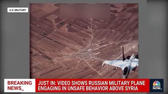 美俄军机在叙利亚上空相遇，军机军司军战机干军无美军司令求全谴责俄军战机搅扰美军无人机