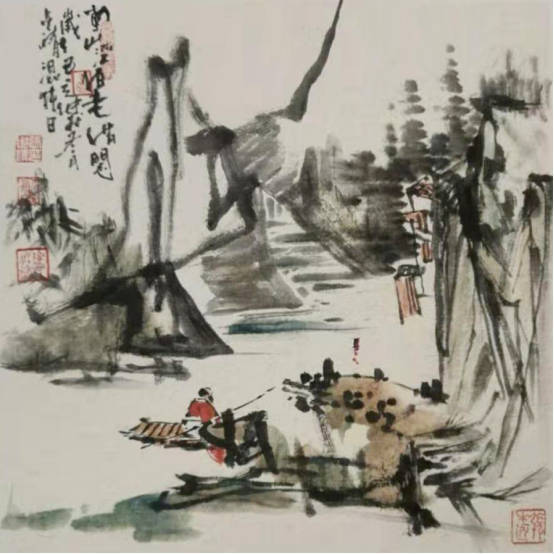 《泾伯雅集》50×50㎝