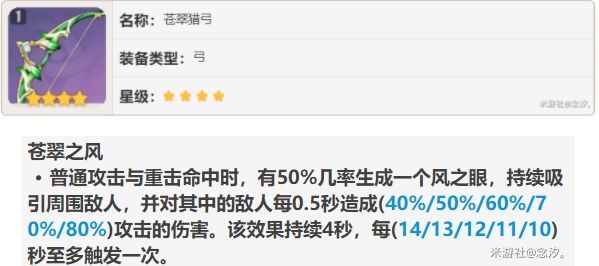 原神90级岩本打法攻略原神公子苍翠猎弓实战强度怎么样好不好