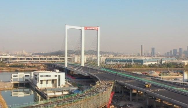 广东又建成一跨河大桥共历时2年 成为广佛两地经济文化交通桥梁