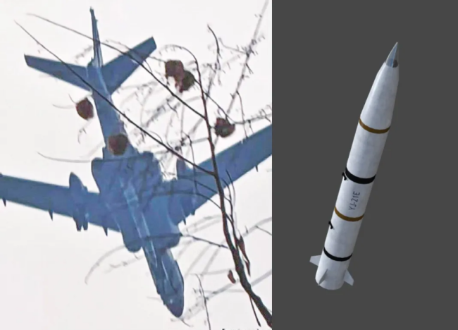 “这是轰-6N挂载空射弹道导弹的最清楚照片”