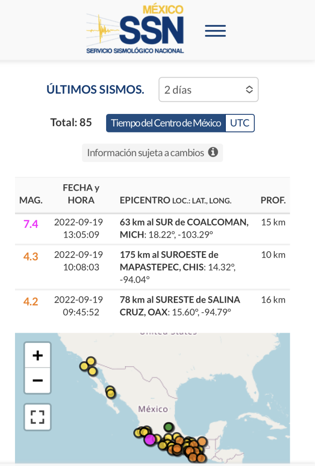 地震预警演习刚结束 墨西哥就发生了真实强震