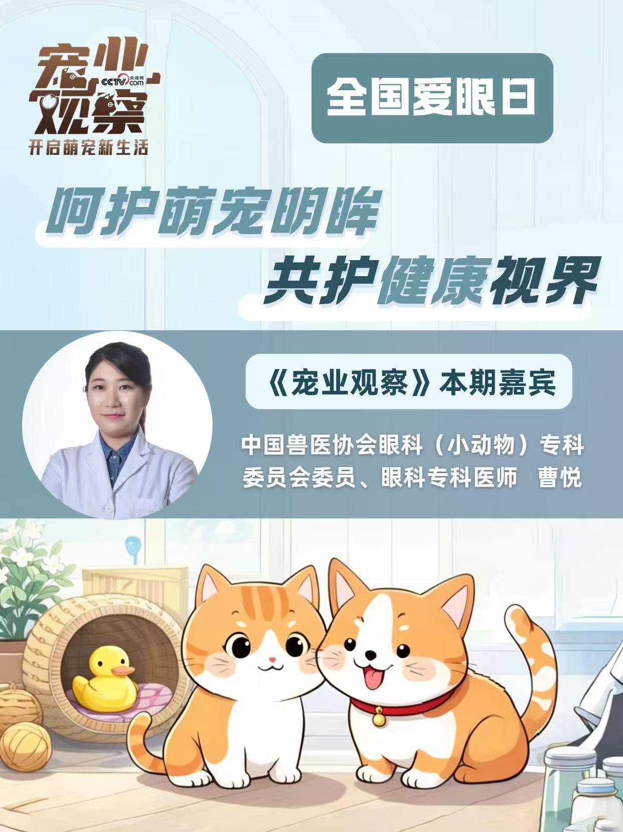 图说｜全国爱眼日：守护萌宠眼健康，这些护眼误区你踩过几个？