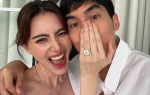 泰星Mai与男友官宣订婚！甜蜜亲吻秀大钻戒