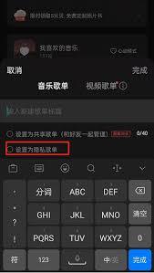 网易云音乐怎样设置隐私歌单