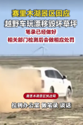越野车赛里木湖草场玩漂移 景区回应 将依法处罚并恢复植被