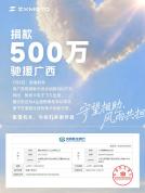 张雪机车向广西受灾地区捐赠500万元 助力重建家园