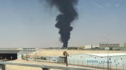 沙特首都再传爆炸声 机场附近升起浓烟