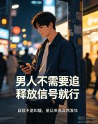 男人不需要追释放信号就行 吸引力的终极状态