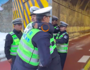 独库公路封闭现场仪式感：独库公路我们明年见