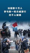 法国新一轮示威致数千人被捕 新华社报道