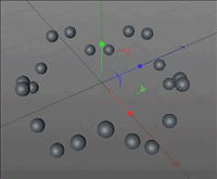C4D怎么制作规律的跳动的小圆球动画