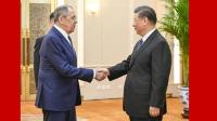 시진핑 주석, 라브로프 러시아 외무장관 회견