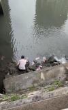 深圳一河道驚現(xiàn)大量成扎鈔票 警方介入調(diào)查撿錢男子