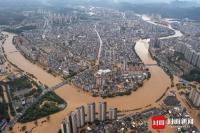 超百年一遇洪水下的縣城 救援與重建并行