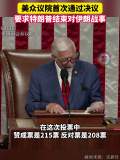 美眾院首次通過決議要求總統(tǒng)停戰(zhàn) 限制戰(zhàn)爭權(quán)力