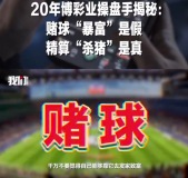 前操盘手揭秘赌球杀猪盘：赌球“暴富”是假，精算“杀猪”是真
