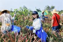 食品安全，你我共建，“海南鲜品”邀请百家媒体联合百果园在凤梨田发起食安公益倡议