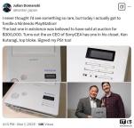 索尼PS之父收藏罕见任天堂PS原型机 珍贵藏品再现