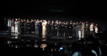 胡兵中国国际时装周走秀 展示西服新趋势