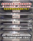 央美畢業(yè)生花3萬體檢做成畢設(shè)：做了212項(xiàng)檢測,，查出190個問題