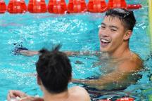 何甄陶夺得男子50米自由泳冠军 香港选手闪耀全运会