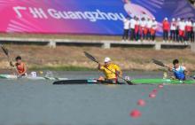 全运会男子1000米单人皮艇张冬夺金 山东选手闪耀赛场