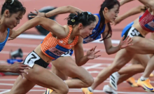 全运会百米赛场，00后们扛大旗！王胜杰获男子百米飞人大战亚军