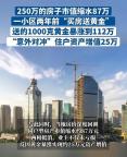买房送1kg黄金住户资产增值25万 意外对冲成赢家