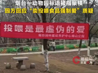 动物园回应禁止投喂标语争议：借鉴别的动物园