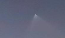 山西發(fā)射火箭廣東多地現(xiàn)絕美火箭云 廣東多地網(wǎng)友拍到“火箭云”