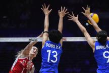 中國(guó)女排逆轉(zhuǎn)擊敗波蘭 收獲三連勝