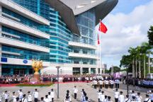 香港回归29周年 无人机表演点亮维港 全城共庆回归喜庆