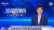 中国建筑：陈勇涉嫌严重违纪违法离职 接受审查调查