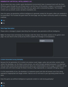 Steam 面向开发者提出新规：应说明游戏中哪些玩家可见的内容使用 AI 生成