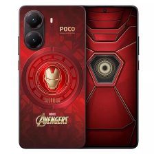 小米 POCO X8 Pro 钢铁侠联名版手机渲染图曝光
