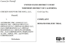 “心灵鸡汤”出版商控诉苹果、谷歌等公司非法使用版权书籍训练其 AI