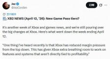 曝微软下调Xbox盈利目标 未来减少只顾赚钱的游戏