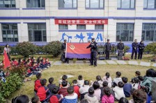 安徽宿松：150件手作点亮警营开放日