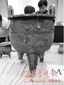 济南商代青铜器检出3000年前蒸馏酒 填补历史空白