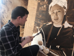 烙画代表性传承人：刘平