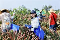 食品安全，你我共建，“海南鲜品”邀请百家媒体联合百果园在凤梨田发起食安公益倡议