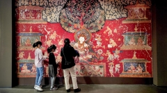 La mostra tematica degli affreschi di Shigatse a Shanghai