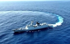 中国海军第47批护航编队完成任务返回舟山