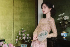 刘诗诗穿刺绣裙美如画 古典风情诠释优雅迷人气质