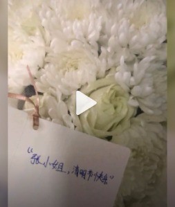 哈？啊！女生清明节收到前男友送的白菊花