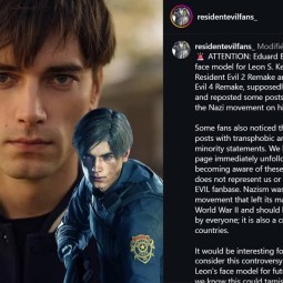 《生化危机》里昂脸模涉嫌歧视！粉丝要求卡普空回应