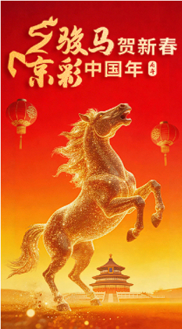 骏马贺新春，京彩中国年！2026 AI电子贺卡重磅上线