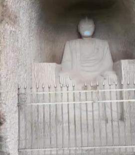 男子回應(yīng)私鑿“奧特曼石窟”